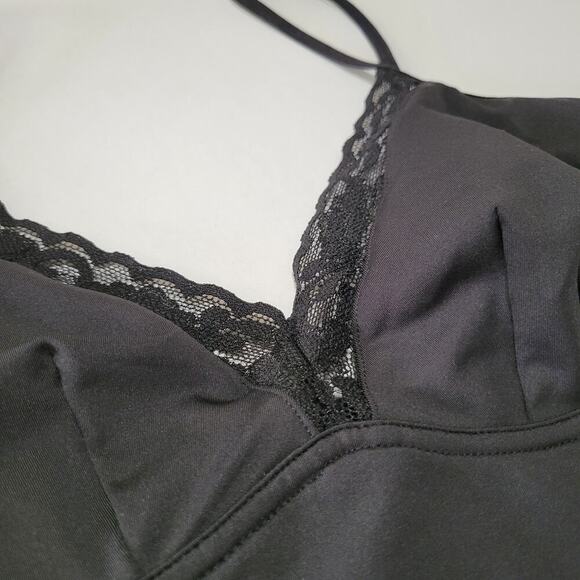 INC Women's Lace-Trim Bralette Black Lounge PJ NWT Size Small - Picture 5 of 8